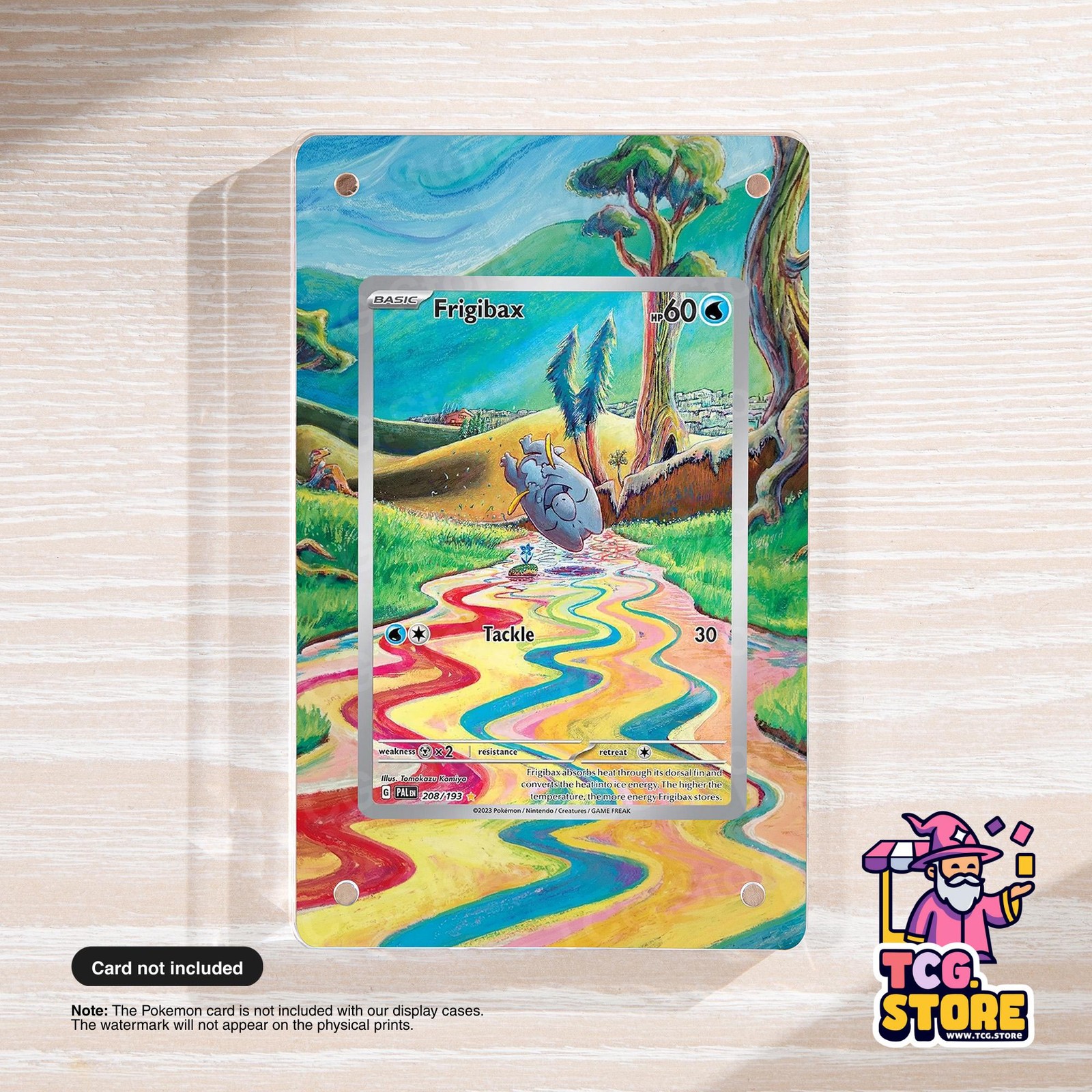 Frigibax 208/193 - Paldea Evolved | Pokémon Custom Extended Artwork Display Case