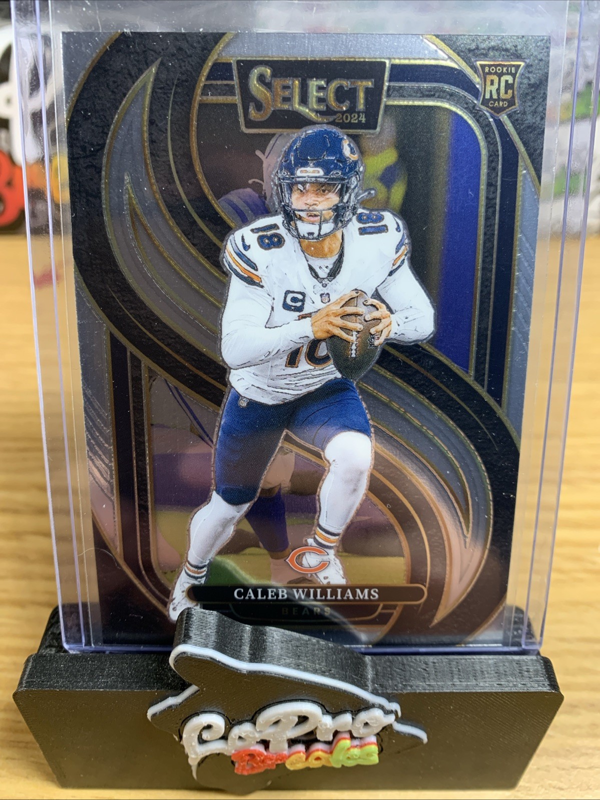 2024 Select Caleb Williams Premier RC Silver Prizm Die-Cut #114 Bears