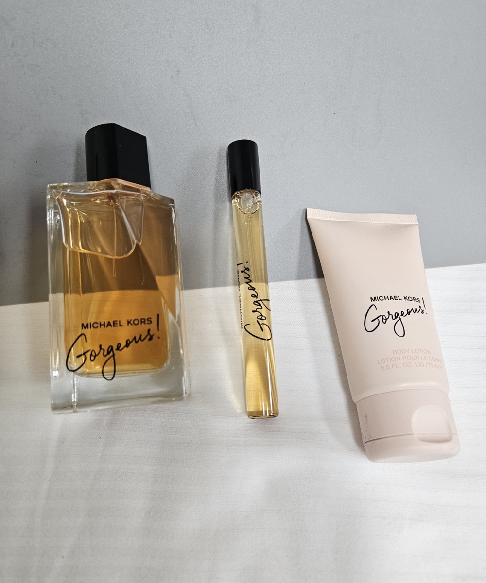 Michael Kors Gift Set Gorgeous Scent Perfume, Travel Perfume