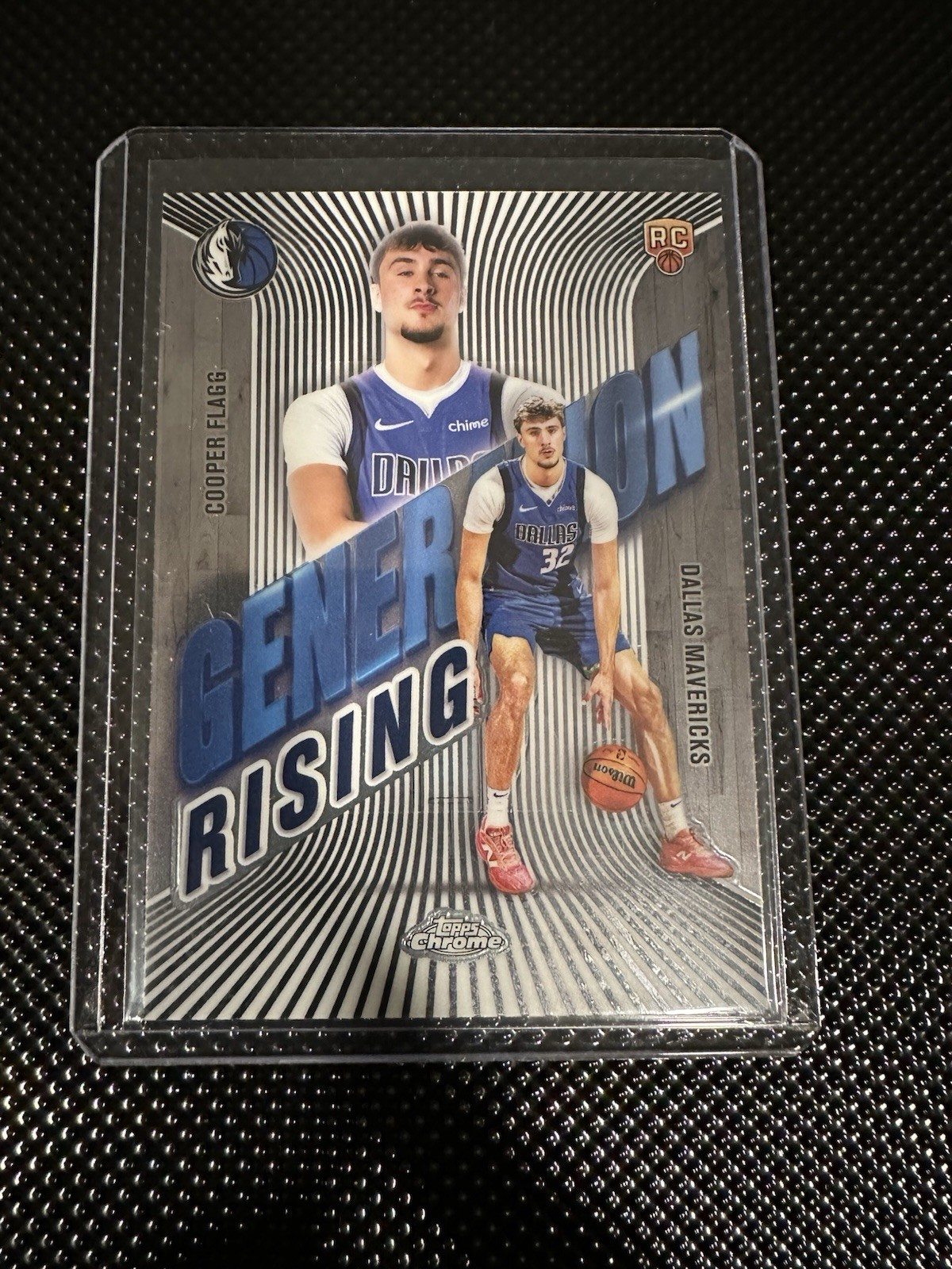 2025-26 Topps Chrome Cooper Flagg Generation Rising RC Dallas Mavericks