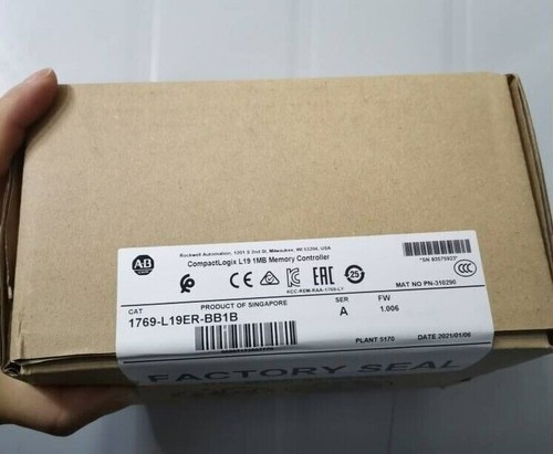 1769-L19ER-BB1B Allen Bradley SER A CompactLogix L19 controller 1 MB nuovo sigillato - Foto 2 di 3