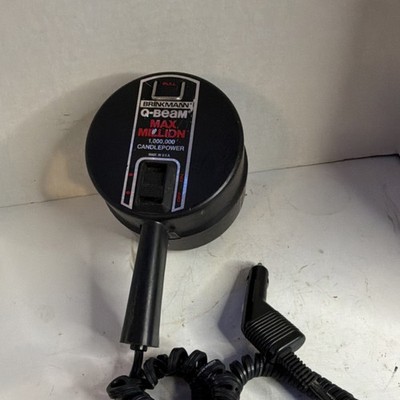 Brinkmann Q-Beam Max Million 12V Vehicle Plug Halogen Spotlight Flashlight 500lm