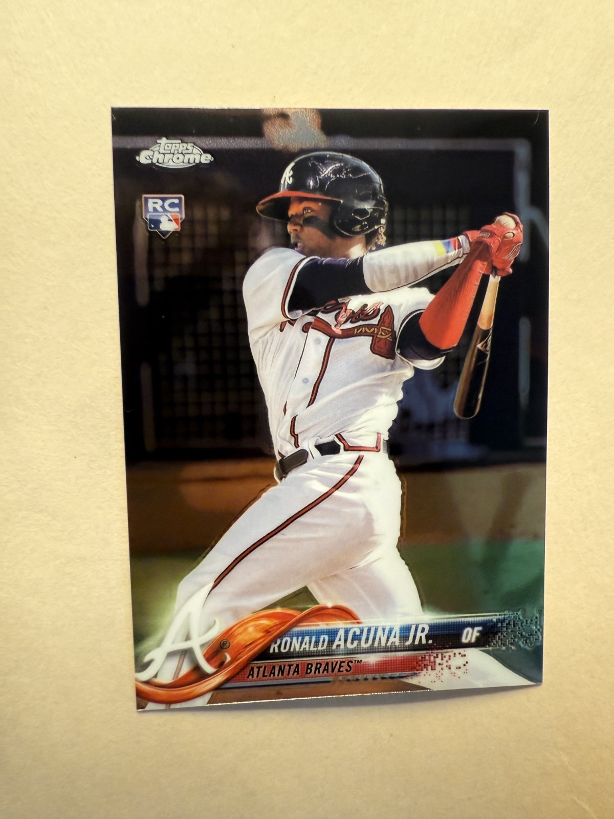 Ronald Acuna Jr 2018 Topps Chrome #193 RC Rookie Atlanta Braves