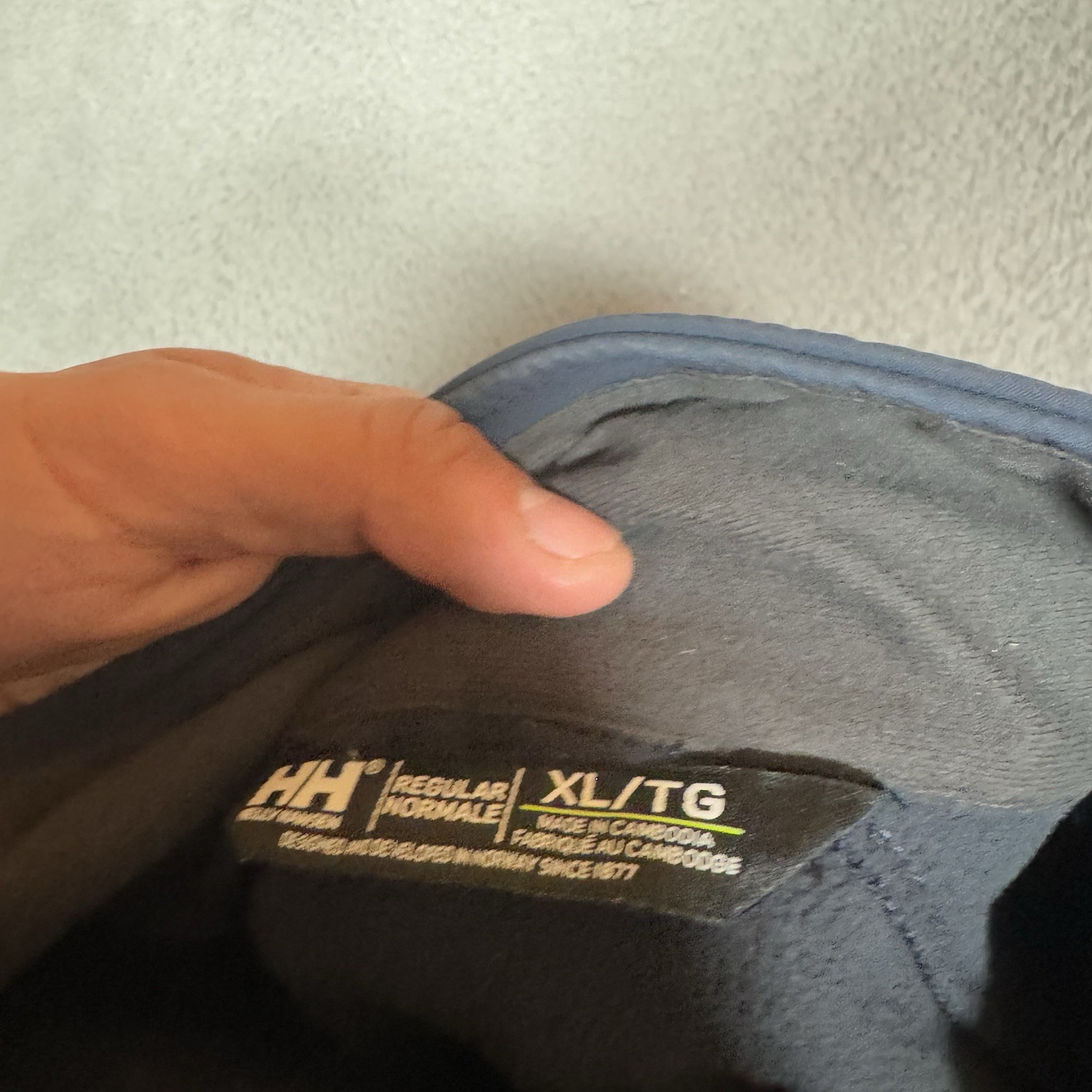 Helly Hansen Jacket Mens Extra Large Blue Navy So… - image 4