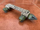 Vintage 1970s Dinky Space 1999 Eagle Diecast 8 inch 20cm Green White Space Ship