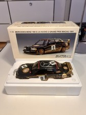 1:18 AUTOart Mercedes 190E 2.5-16 Evo 2 Macau 1991 Ludwig #9 in OVP 89135