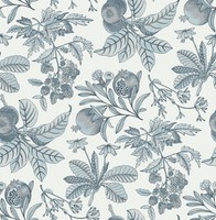 Fd26814_Middleton Klassisch Botanisch Staubblau Fine Decor Tapete