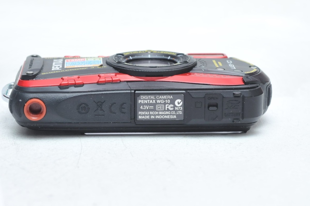 Pentax WG-10 Waterproof 14MP Digital Camera Red | eBay