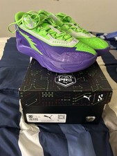 PUMA Scoot Zeros II NXTPRO Hoops Men's Basketball Sneaker Purple Green 312225-01