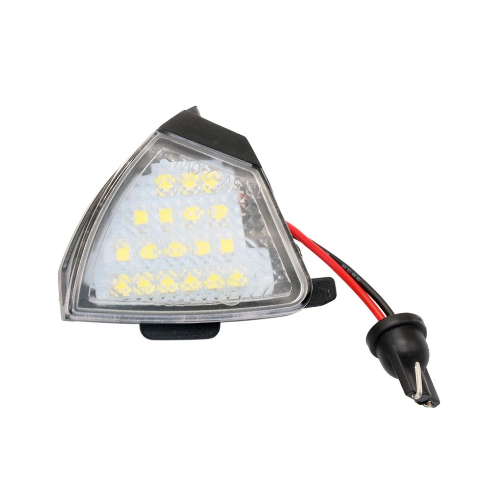 For Volkswagen VW Golf MK5 2004-09 GTI MKV 2006-09 LED Side Mirror Puddle Lights - Imagem 3 de 4