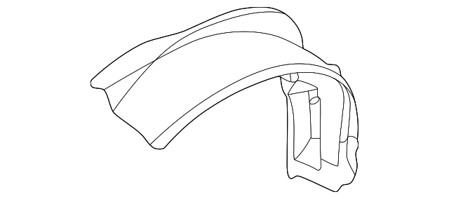 Panel de revestimiento del guardabarros delantero para Pontiac GT SE 1995-2005 (P/N 22647269)