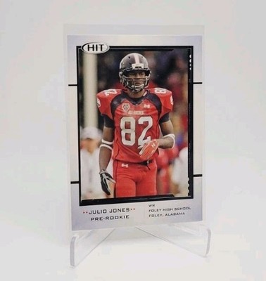 JULIO JONES 2011 Sage Hit Pre Rookie #4 ATLANTA FALCONS ALABAMA