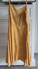 Women's Old Navy Yellow Floral Sleeveless Sundress