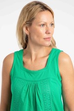 Weird Fish Chelle Square Neck Jersey Vest