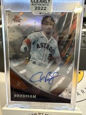 2022 Topps Clearly Authentic Baseball Alex Bregman  Auto /50