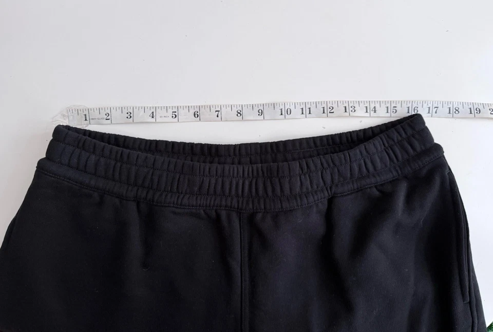 NUEVO CON etiquetas Burberry Taylor Jersey Algodón Pantalones Cortos para Sudar Negro XL PRECIO DE VENTA SUGERIDO POR EL FABRICANTE $870 ¡Último 1! Foto 4 de 4