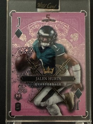 Jalen Hurts - Jared Goff Wild Card 5 Card Draw Stacked Deck -Back to Back - Pink