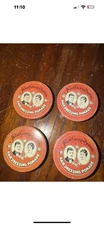 Vintage SWEET GEORGIA BROWN Hair Dressing Pomade Sample Tins - Lot Of  4 Valmor