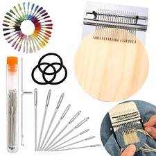 Knit Patch Kit,Mini Patchmaker Loom for Beginners,Small Darning Loom Speedwev...