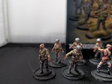 Konflikt '47 Metal Totenkorps Axis Animated Corpses Zombie Infantry PAINTED