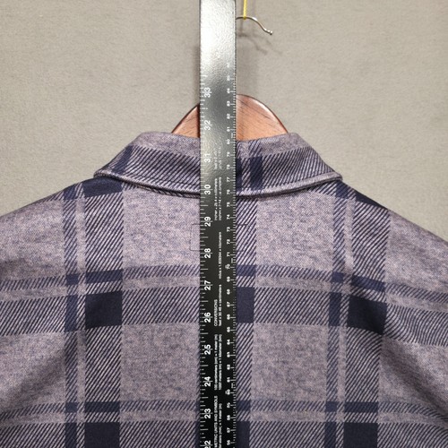 32 Degree Heat Men's Gray Plaid Button Up Long Sleeve Flannel Size XL - Picture 7 of 7
