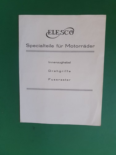 Elesco special parts for motorcycles