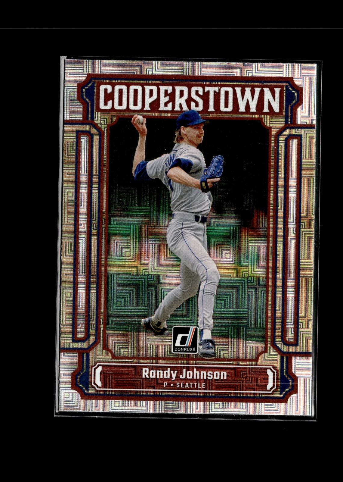 Randy Johnson #CT11 Cooperstown Vector 2023 Donruss Seattle Mariners