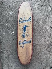 Vintage 1960s Nash Sidewalk Skateboard Longboard, 23” Long