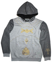 Our Universe The Lord Of The Rings Aragorn Armor Embroidered Hoodie Size MD NWOT
