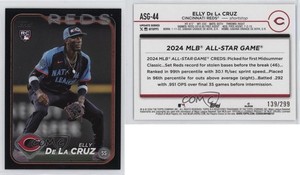 2024 Topps Update All-Star Game Black /299 Elly De La Cruz #ASG-44 Rookie RC