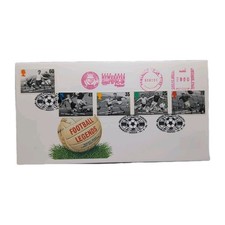 FOOTBALL LEGENDS Heroes 1996 First Day Cover EURO 96 Newcastle PMK Stamp GB FDC