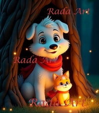 Cartoon Dog Cat Animals Digital Image Picture Photo Wallpaper Background Desktop