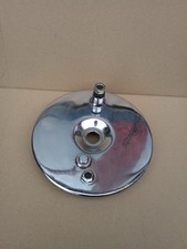 Piastra freno anteriore monofacciale BSA B31 ecc 7” con scarpe usata