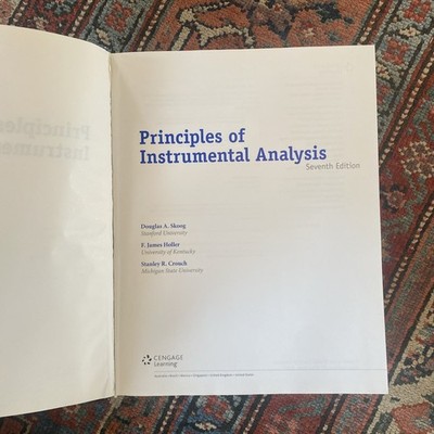 Principles of Instrumental Analysis