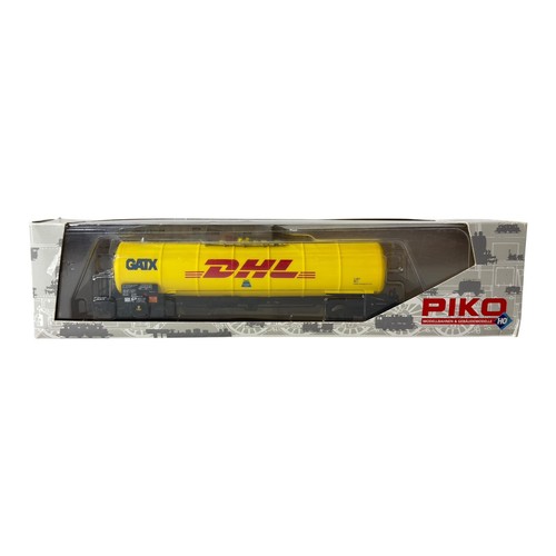 Spur H0 · Piko 54914 · Knickkesselwagen DHL-GATX, DC · OVP · SELTEN | Condition: Gebraucht