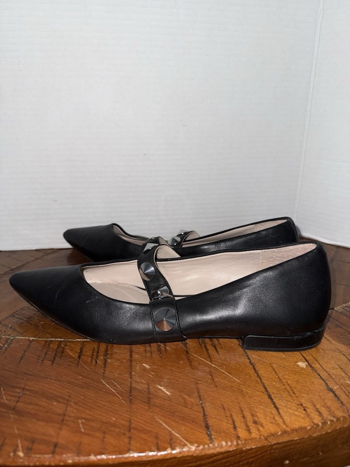 FEMME Fawna Bar en cuir argenté Chaussures