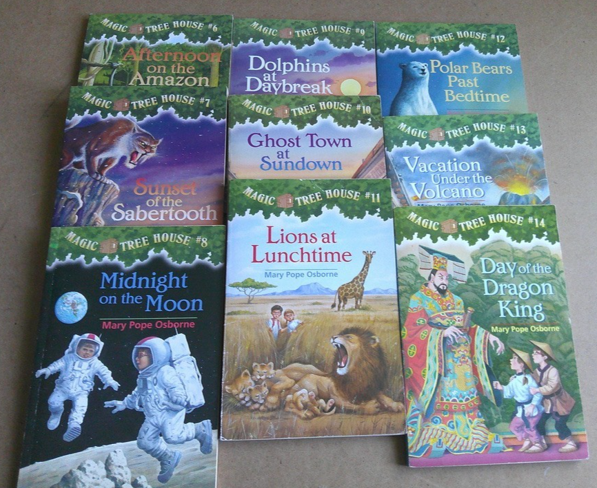 Magic Tree House Chapter Books by Mary Pope Osborne Set (sequence
