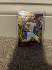 2019 Panini Prizm - Tier III Albert Pujols   Neon Orange Donut Circle Prizm /150