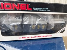 LIONEL 6-16342 O GAUGE CSX GONDOLA W/ COIL COVERS C O 342