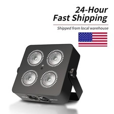 10/Case Battery Par Light 6in1 Rechargeable RGBWA UV DMX App IR Stage Wash Light