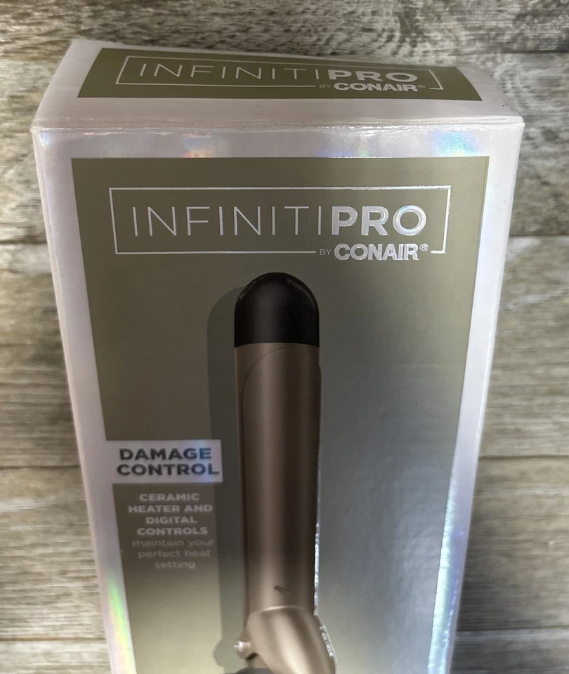InfinitiPro Conair Nano Tourmaline Ceramic Curling Iron 1" ~New/Damaged Box - Image 2 of 4