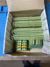 Weidmuller DIN Rail Terminal Block Job Lot WPE 2.5 Earth Terminals
