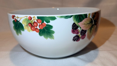 Apollo Porcelain Nancy Calhoun English Country Lg 9.25'' Fruit  Serving Bowl Mint