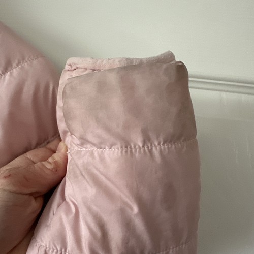 North Face Girls Reversible Mossbud Swirl Jacket - Pink - Size 6 - Picture 12 of 14