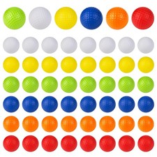Foam Golf Practice Balls 108 Pcs Multicolor Realistic Feel Flight Training