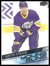 Austin Strand 2020-21 Upper Deck Young Guns Rookie Card!!. rookie card picture