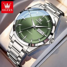 OLEVS Luminous Waterproof Automatic Mechanical Watch for Men Calendar Wristwatch