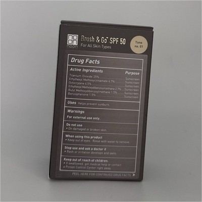 NOON Aesthetics Brush & Go SPF 50 Mineral Powder Matte ESSENTIAL Sunscreen