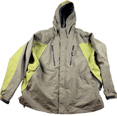 Eddie Bauer WeatherEdge Hooded Jacket Tall XXL Waterproof Outdoor Shell
