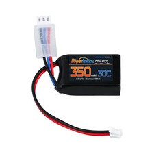 Batería Powerhobby 7.4V 350mAh 2S 50C LiPo con enchufe PH2.0 se adapta a Losi Mico-B